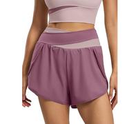 Genérico Mujeres Pantalones Cortos para Correr 2 en 1 con Forro de Compresión Descansando Deporte Yoga Leggings Fitness Entrenamiento Athletic Gym