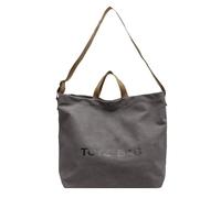 Genérico mujeres retro bolso de hombro de gran capacidad lona Vintage Crossbody Bag una correa ajustable Simple Top asa bolsa de estudiantes bolsa de libro, gris, 430 x 150 x 350 mm.