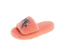 Genérico Mules Mujer Compensees - Zapatillas abiertas para casa, zapatillas de estrás, zapatos de lazo de color puro, zapatos de plataforma, zapatillas transpirables de gran tamaño, zapatillas