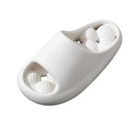 Genérico Mules Mujer - Zapatillas de Mujer Zapatillas de de Masaje de Tendencia a la Moda Zapatillas cómodas de Secado rápido con Fugas en el baño