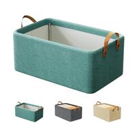 Genérico Multi-Functional Folding Wardrobe, Drawer Type Wardrobes Storage Box, Ultra Space Wardrobe Clothes Organizer with Handle, for Clothing, Various Bedding (Green)