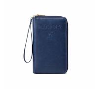 Genérico Multi-Functional RFID Passport Wallet with Anti-Theft Protection, Travel Wallet for Men & Women, Secure ID Card Organizer, Travel Essentials, Slim Leather Cover for Credit Cards and Cash (D)