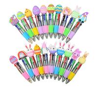 Genérico Multicolor Pens - Easter Writing Tools | ABS Material With Smooth Ink, Pens For Boys Girls Teens Students School Home Sketching Journaling Drafting Crafting Party Favors Rewards