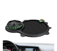 Genérico Multifunctional Mat Organizer Tray with Parking Number | Dashboard Mat antideslizante | Tray Pad Mat Non-Slip Multifunctional Organizer | Phone Stand for Auto Car Desk Keys Gadgets