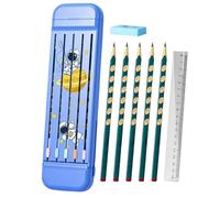 Genérico Multifunctional Pencil Box, Divided Pencil Organizer, Hard Crayon Box, Pencil Case Set, Kids Pencil Box, Student Pencil Organizer, Crayon Storage Case, Pencil Case For Kids