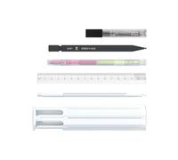 Genérico Multifunctional Pencil Storage Box, School Pen Organizer Bin, Hexagon Pencil Pouch, 7.76x2.64x1.77 Inches Sturdy and Convenient Pencil Bag for Home, School, and Office Supplies