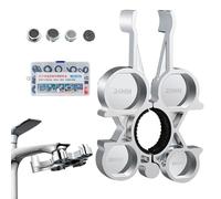 Genérico Multifunctional Wrench - Sink Aerator Removal Tool, 12-in-1 Metal Rustproof Kitchen Fixtures, Sink Faucet Aerator Removal Tool For Bathroom Kitchen Restaurant Home RV Garden Backyard