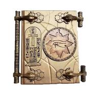 Genérico Mummy Prop Replicas Book of The Dead, Vintage Book Drawing Diary Sketchbook Writing Ornament, Realistic Decor Ancient Egypt Collectibles Souvenir