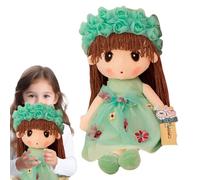 Generico Muñeca de bebé suave - Terciopelo Crystal 40 cm | Muñeco de tela acolchado | Amica de la cuna para niños, niñas, niños y familia que amar