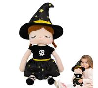 Genérico Muñeca de Bruja - Linda Chica de muñeca de Peluche | Figuras Festivas Juego para decoración para niños Halloween Halloween Travel Time Desk Stank