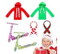 Genérico Muñeca de Elfo navideño - Muñeca de traviesos de 1,18 Pulgadas, Traje de muñea de elfoo navidño Ajustable, Ropa de Traje de Elf navideño | Accesorios portátiles para navideeños de inviern