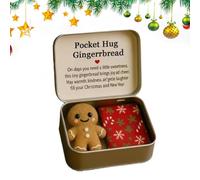 Genérico Muñeca de Navidad | Decoración Recuerdo de Fieltro - Tarjetas con Mensajes Inspiradores,para Novio, Hombres, Amigos, Mujeres, Compañeros de Trabajo, Adultos, Pascua, y Familia