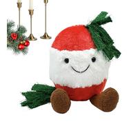 Genérico Muñeca de Navidad | Juguetes Navideños para Niños | Muñeca De Animal De Peluche con Campana | para Escritorio Cumpleaños Sofá Amantes del Hogar Niños Amigos Seguidores Niñas