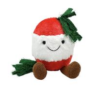 Genérico Muñeca de Navidad - Suave Y Festivo,Muñeca De Animal De Peluche con Campana | para Escritorio Cumpleaños Sofá Amantes del Hogar Niños Amigos Seguidores Niñas