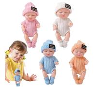 Generico Muñeca Para Niños 1-3 Años | Juego De 4 Piezas De Muñeca Realista Renacida | Juego De Muñeca Para Niños, Regalo De Vacaciones De Cumpleaños, Para Niñas, Y