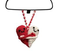 Genérico Muñeca Que Hace Punto del, Que Hace Punto de Lana del corazón | Muñeca de Punto Tejida con de Ganchillo - Muñeca de Punto de con Bolsillo en Forma de corazón de Ganchillo