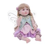 Genérico Muñeca renacida de - Alas de Juguete para niña de, Adorable decoración del hogar para niños, Dormitorio, sofá, Sala de Estar, guardería, Estante, Navidad, cumpleaños, Fiesta, Regalo y e