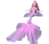 Genérico Muñeca Sirenita, De Princesa Película Clásica Inspirada | Colección Exquisita Y Suave Móvil, Regalo Cumpleaños para El Día Los Niños Navidad