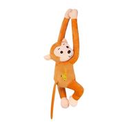 Genérico Muñeco de Mono de Peluche para Colgar, Mono de Peluche Suave, de Manga Larga, Jungla, Juguete de Interactivo para el hogar - 45cm (Amarillo)