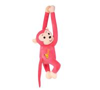 Genérico Muñeco de Mono de Peluche para Colgar, Mono de Peluche Suave, de Manga Larga, Jungla, Juguete de Interactivo para el hogar - 45cm (Rosa)