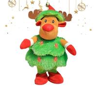 Genérico Muñeco de Nieve de Peluche Que Canta | Juguete de Baile Navideño con Muñeca de Peluche | Muñeco Interactivo Que Funciona con Pilas para Hogar Coche Hotel Sala Oficina y Fiestas