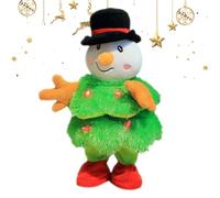Genérico Muñeco de Nieve de Peluche Que Canta | Juguete de Baile Navideño con Muñeca de Peluche | Muñeco Interactivo Que Funciona con Pilas para Hogar Coche Hotel Sala Oficina y Fiestas