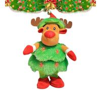 Genérico Muñeco de Nieve de Peluche Que Canta | Juguete de Baile Navideño con Muñeca de Peluche,Muñeco Interactivo Que Funciona con Pilas para Hogar Coche Hotel Sala Oficina y Fiestas