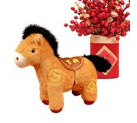 Genérico Muñeco De Peluche Caballo Mascota,Figurina Peluche Portátil para El Festival 2026 | De Animal De del Festival De Primavera,Destinado A Hogar, Fiesta, Vacaciones, Oficina, Tienda Y