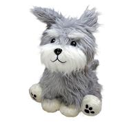 Genérico Muñeco De Peluche Perro, Modelo Realista de Perro Schnauzer de Peluche, Compañero De Sueños para Coleccionistas