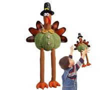 Genérico Muñeco Relleno - Poliéster 9.84x7.87x5.12in | Juguete De Peluche De | Muñeca De Acción De Gracias para Niños, Decoración Navideña, Juego De Peluche Suave Y Uso Diario De Decoración De