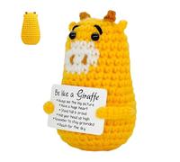 Genérico Muñecos De Ganchillo,Incluye Tarjeta Motivacional,Figuras De Crochet Positivas - para Jóvenes Hombres Mujeres Niños Niñas Dormitorio Sala De Estar Estudio