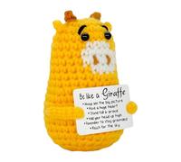 Genérico Muñecos De Ganchillo,Pequeños y Detalles para Fiestas | Figuras De Crochet Positivas - para Escritorio Dormitorio Sala de Estar y como Regalo Unisex para Todos