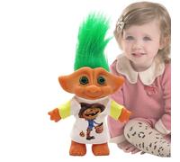 Genérico Muñecos Troll Pequeños,Figuras De Acción Navideñas | Figuritas Retro Graciosas para Estantería, Adorno Decorativo para Salón Dormitorio Biblioteca