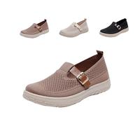 Genérico Munich Orthopedic Sandals,Woven Orthopedic Breathable Walking Sneaker,Soft Sole Mesh Comfort Orthopedic Sneakers (Brown, Adulto, Mujer, 41, Números, Sistema tallas calzado EU, mediano)