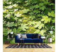 Genérico Mural De Pared Con Musgo Y Hojas De Bosque, Papel Tapiz Verde De Naturaleza, Papel Tapiz Grueso No Tejido - Póster Fotográfico Para Decoración Del Hogar - Pegatinas De Pared Japandi Ze