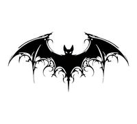 Genérico Murciélago de arte de pared de metal,Decoración de pared de murciélago de metal,Decoración para colgar en la - Letrero de escultura de, letrero de decoración de de Halloween, arte de