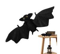 Genérico murciélago de fieltro con aguja - Figura de Halloween realista, animal decorativo | Obra de arte de fieltro detallada y hecha a mano con forma realista y estructura final