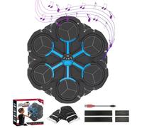 Genérico Music Punching Machine - Smart Interactive Trainer, 3 Modes Boxing Pad with Lights, LED Counter Style with Rhythm, Wall Mounted Fitness Gear, Workout Machine for Women, Home, Office