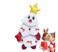 Genérico Musical Dancing Christmas Tree Plance - 14.96 Pulgadas 355g Abs en Con Relleno De Algodón PP, Canción De Vacaciones Brillante | Decoración De Navidad Festivo para Chimeneas, Bares, Tabl