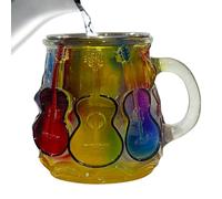 Generico Musical - para guitarra de 350 ml Vaso de porcelana artesanal Vasos con melodía elegante Recuerdo artesanal único | Intérprete distinguido Elección regalo Viaje de Navidad Celebra