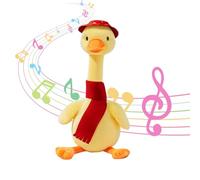 Genérico Musical Plush Toy - Soft Cuddle Duck Soother with Sound Sensory Features for Baby Boys Girls, Safe Animal Plush Game for Kids Family Indoor Playtime Bedtime Comfort