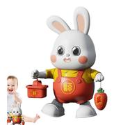 Genérico Musical Rabbit - Juguetes de Conejo Musicales, Juguetes interactivos aprendiendo Musicales Conejo, de Conejo de Dibujos Animados eléctricos, 48 Canciones Que se mueven