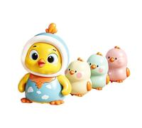 Genérico Musicales para Bebés - Gallina Divertida Que Dandina Y Se Ilumina | Juguete Arrastrándose Bebé con Sonido,para Niños Niñas En Casa en Kindergarten Centro de Despertar Fiesta Y Viaje