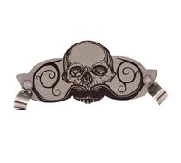 Genérico Mustache Guard Cup - Stainless Steel Mustache Guard For Beard Protection | Skull Design Material With Clip Fit For Coffee Mugs Beer Teacups Drinking Accessories