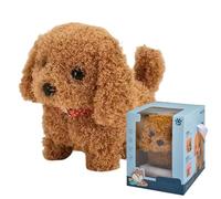 Genérico - My Realistic Robot Puppy, Robot Puppy, Juguetes para Perros Que Caminan para niños, Toy Puppy Plush Electronic Interactive Dog, Mascota de Peluche interactiva para niñas y niños