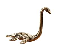 Genérico Mystical Statue - 2.76 Inch Mystical Collectible Figurine | Lake Animal Shelf Decor - Brass Durablė Mythology Sculpture for Home Decor Shelf Desk Tabletop Living Room Bedroom Centerpiece