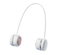 Genérico Nackenventilator Tragbar | Kühlventilator Wearable | Wiederaufladbarer Nackenventilator mit LED Anzeige 5 Stufen Leise Persönliche Kühlung Gerät Freihändig Design für Outdoor Reise