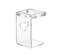 Genérico Nail Gel Bottle Invert Holder Acrylic Clear L-Shaped Nail Shine Stand, Inverted Fingernail Painting Organizer for Professionals Beginners Women Salon Use