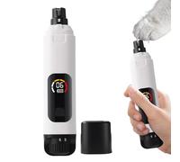 Genérico Nail Grinder for Dogs - USB Rechargeable Double LED Lights 6-Speed | Pet Nail Grinder | for Cat Kitten Puppy Small Medium Large Pets, Home Salon Travel Outdoor