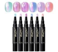 Genérico Nail Paint Pens - Markers for Creative Design Application | Quick Drying Color Ink with Fine Tip Precision, Easy Draw Manicure Tool for DIY Nails Decoration and Detailing